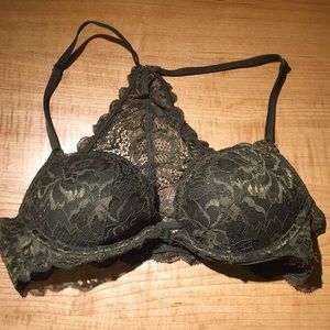 Victoria’s Secret PINK olive green bra